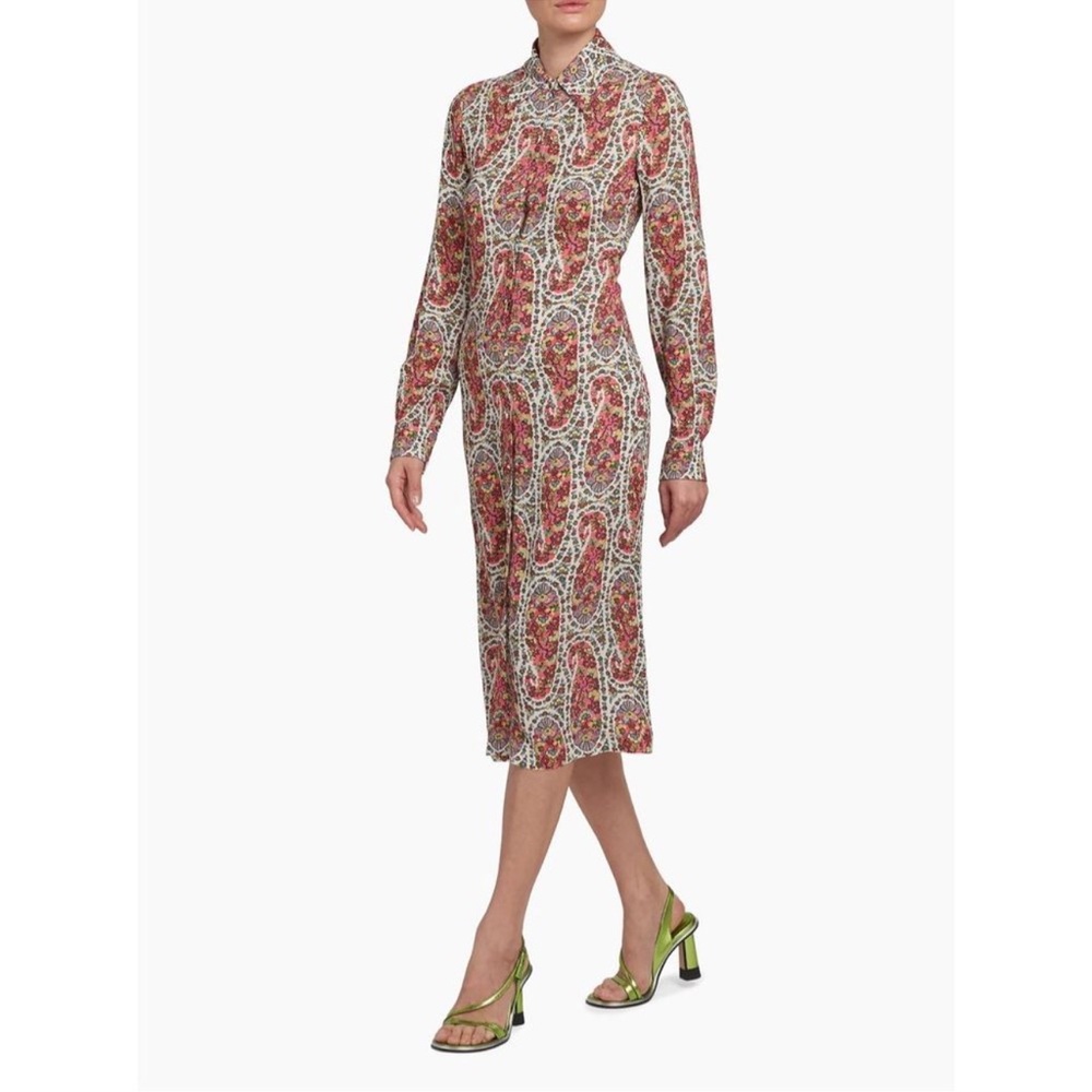 Etro Floral Paisley Midi Shirtdress - Picture 6 of 10